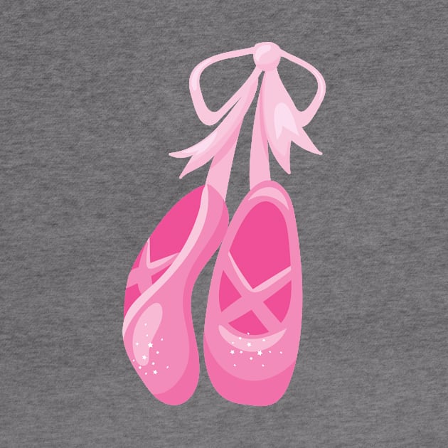 Ballet Shoes, Ballet Slippers, Ballet Dance, Pink by Jelena Dunčević